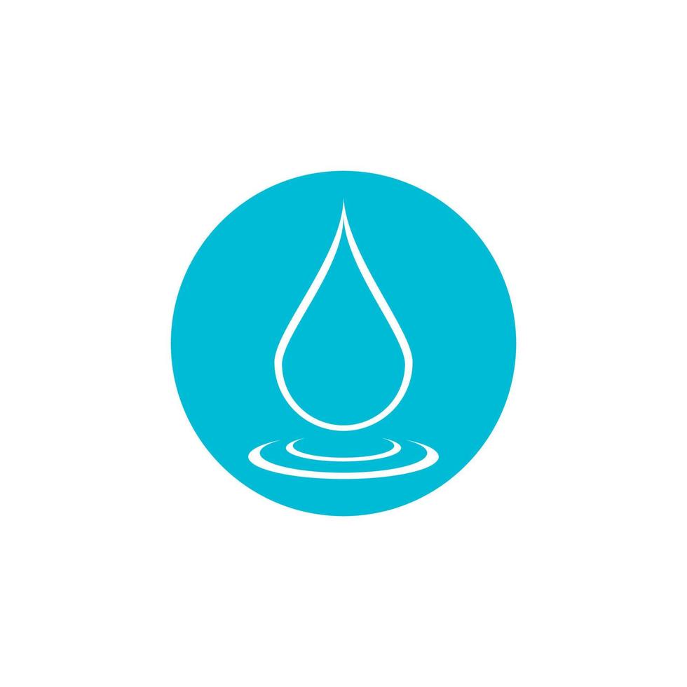 water drop icon vector