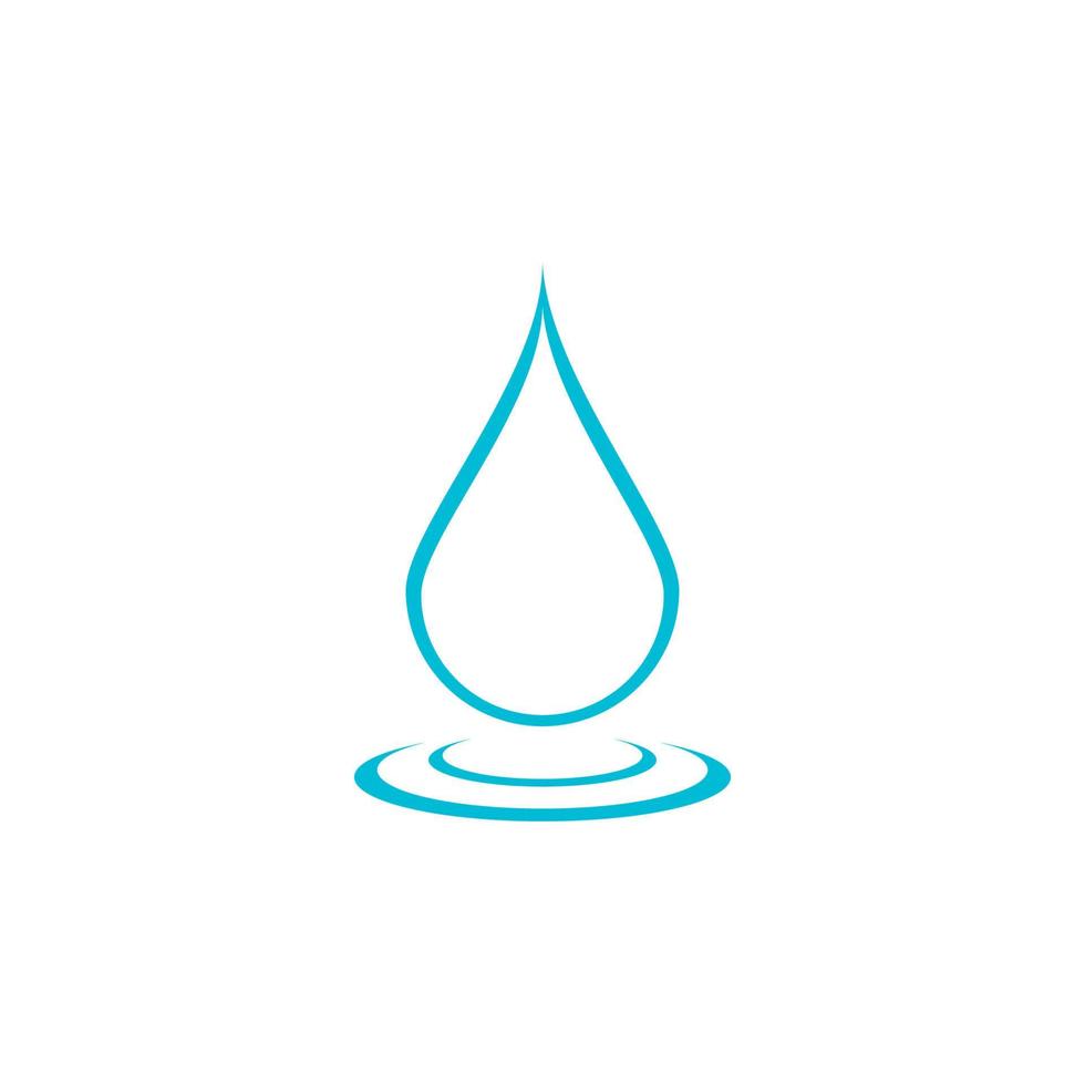 water drop icon vector