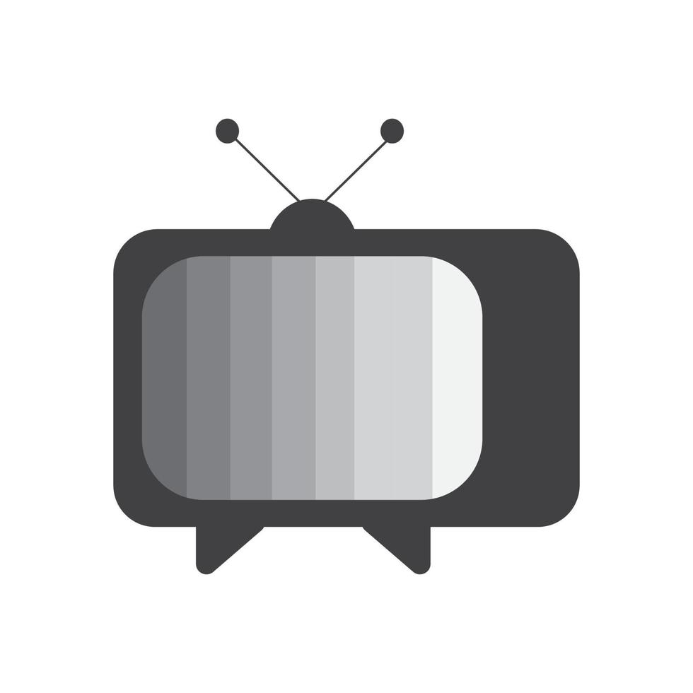 TV logo design vector