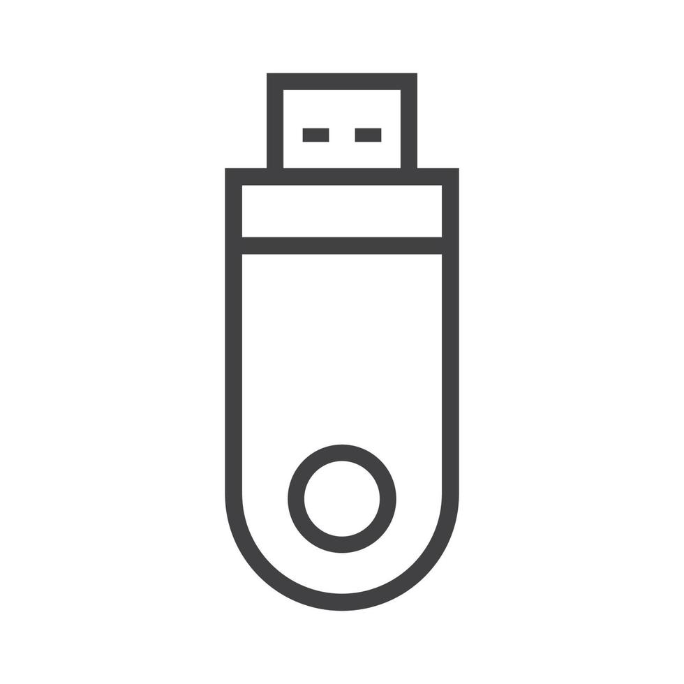 USB data transfer logo vector