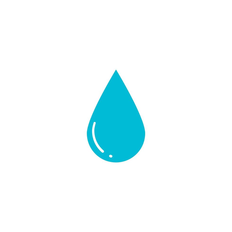 water drop icon vector