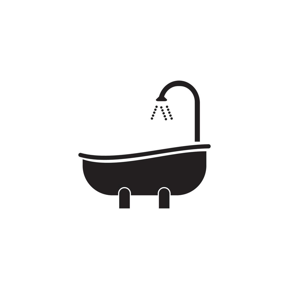 bathtub logo vector