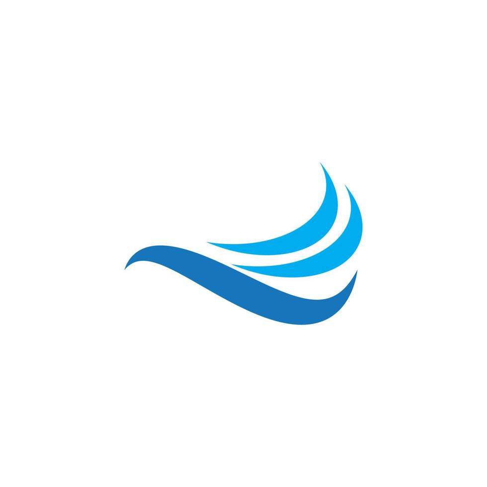 water wave logo vector