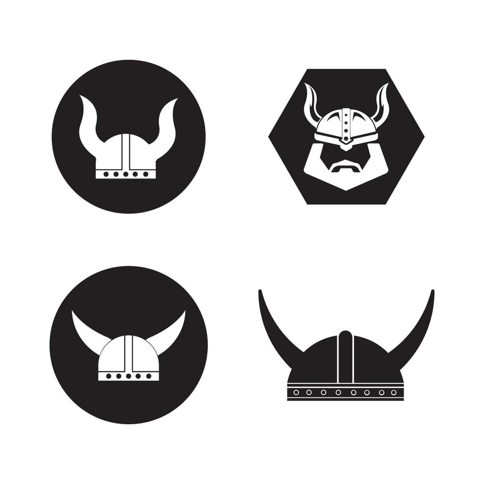 helmet vikings logo vector