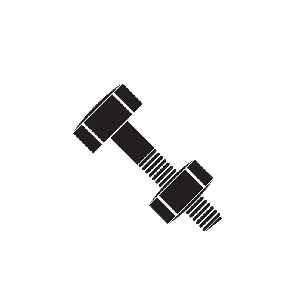 Bolt Nut Icon vector