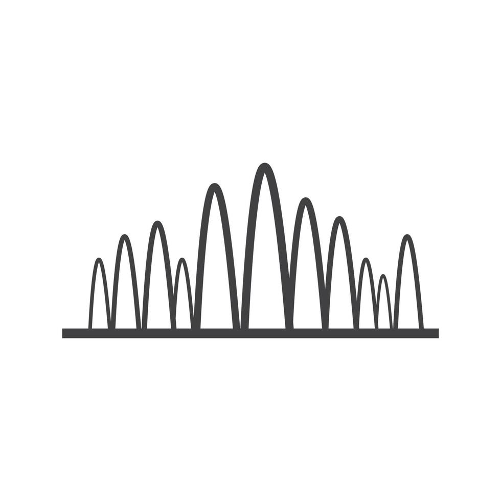 sound wave logo vector