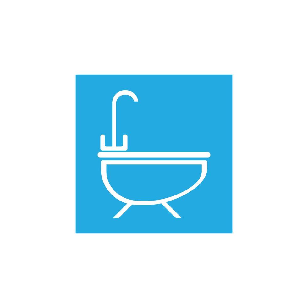 bathtub logo vector