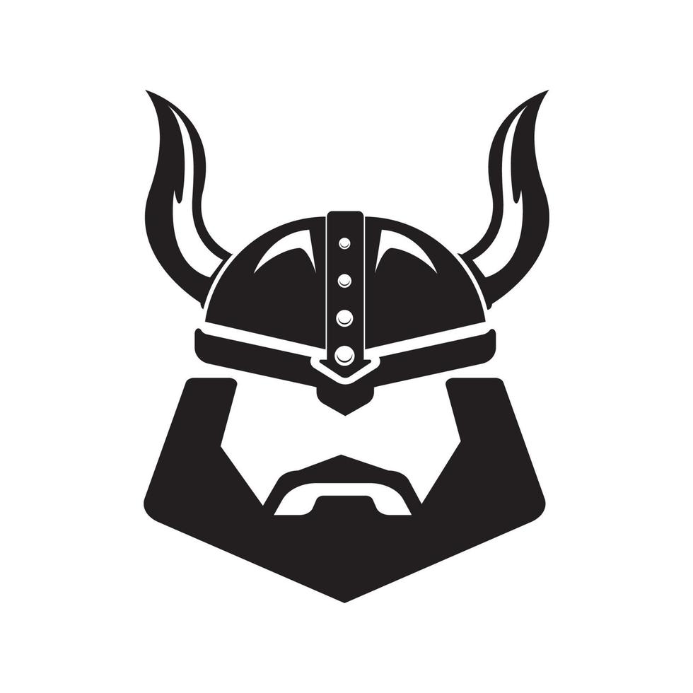 helmet vikings logo vector