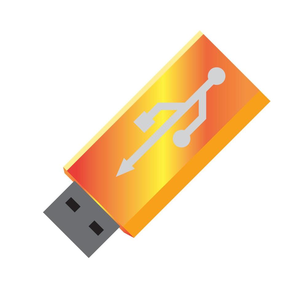 USB data transfer logo vector