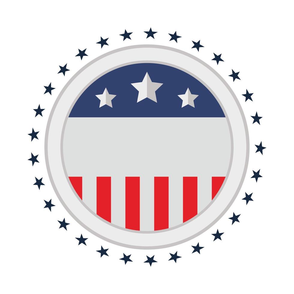 american badgeAmerican flag badge vector