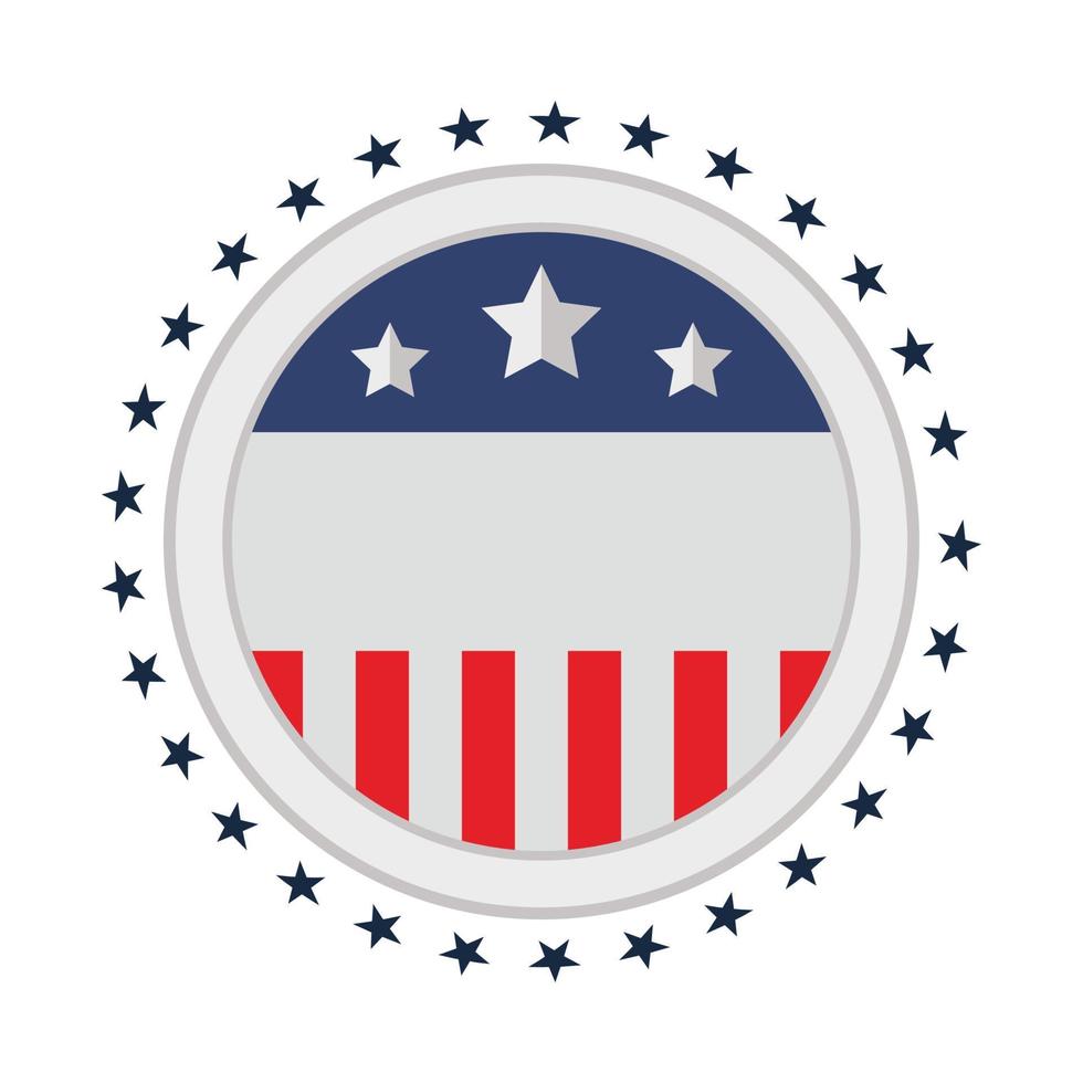 american badgeAmerican flag badge vector