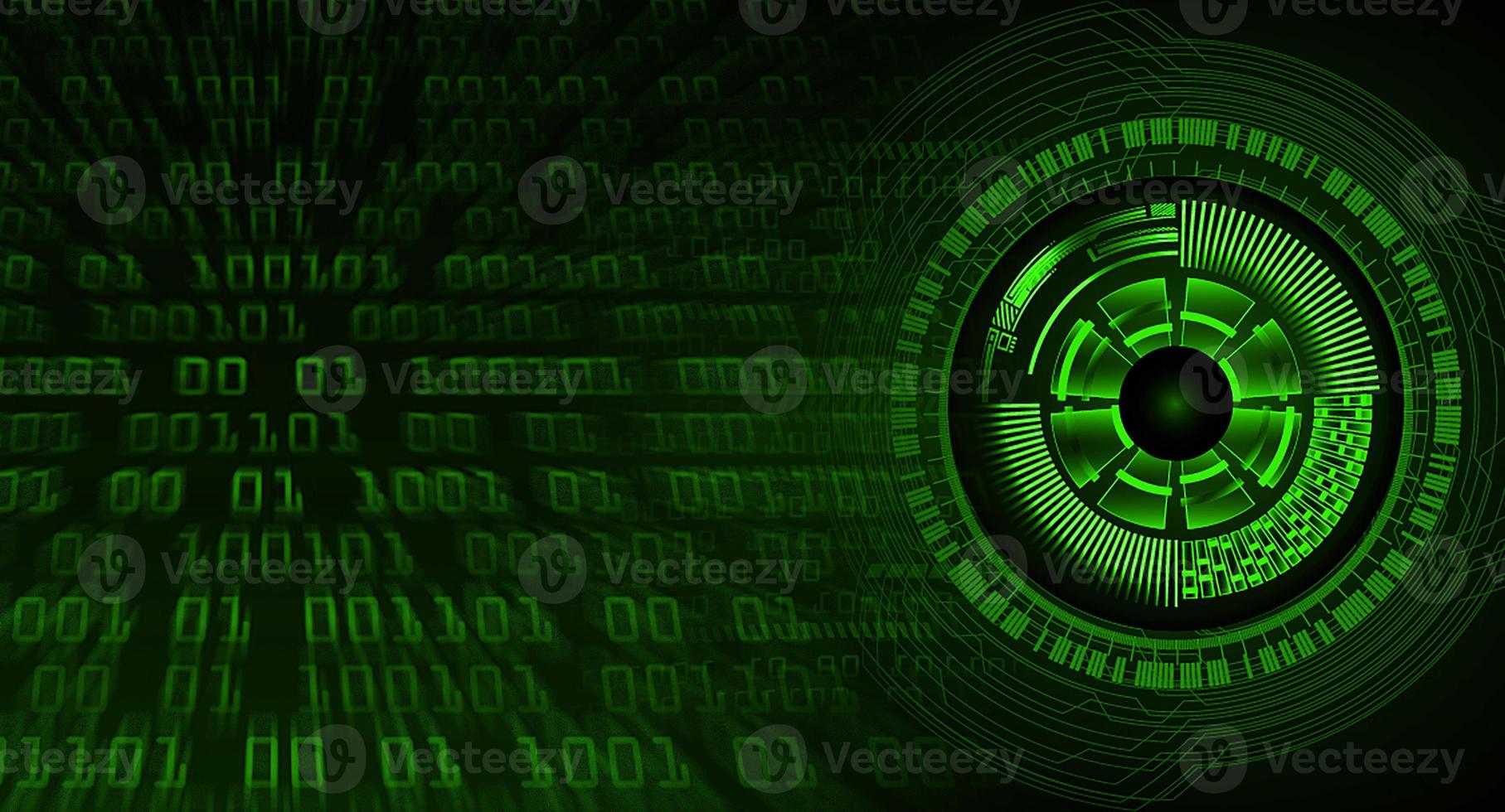 eye cyber circuit future technology concept background photo