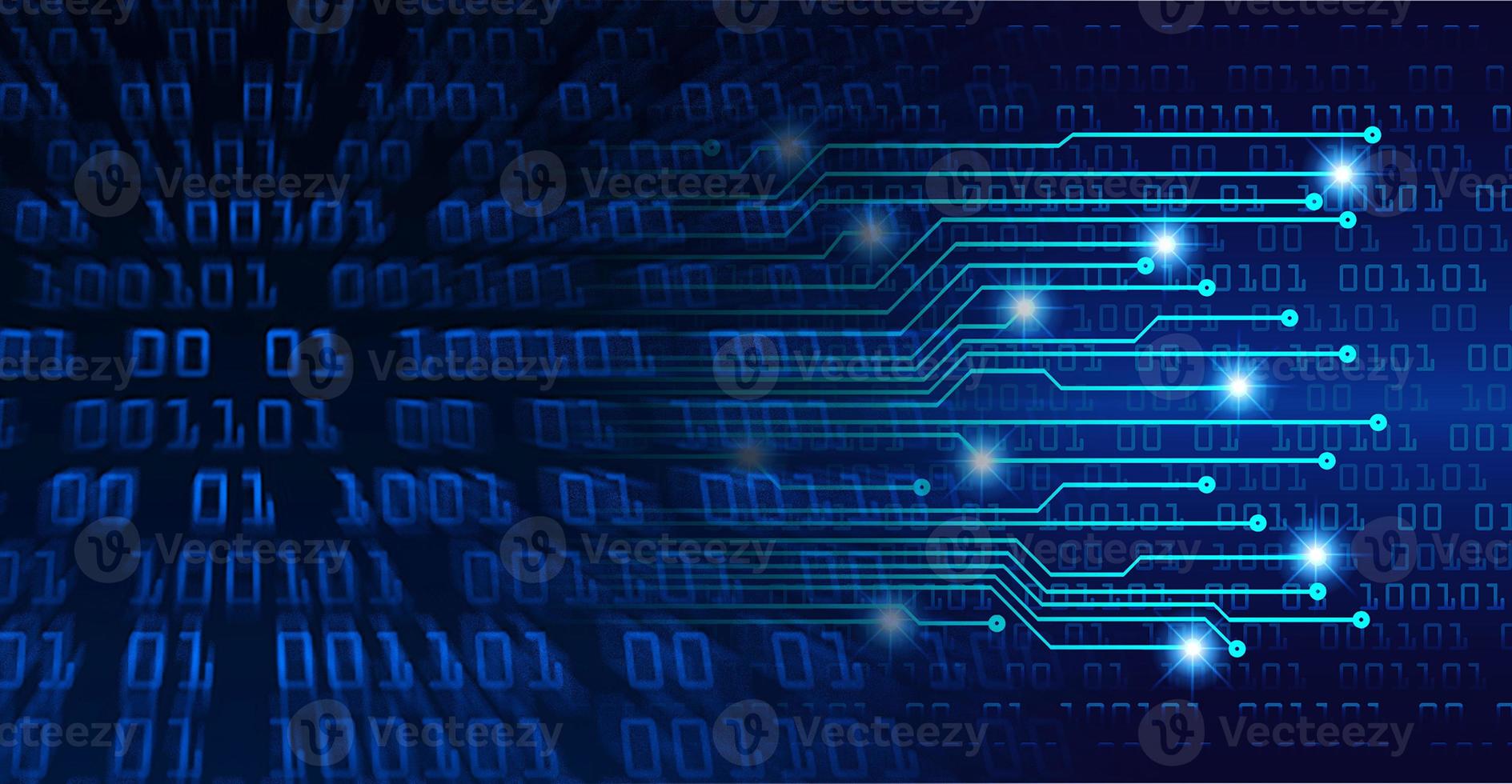 Fondo de concepto de tecnología futura de circuito cibernético foto