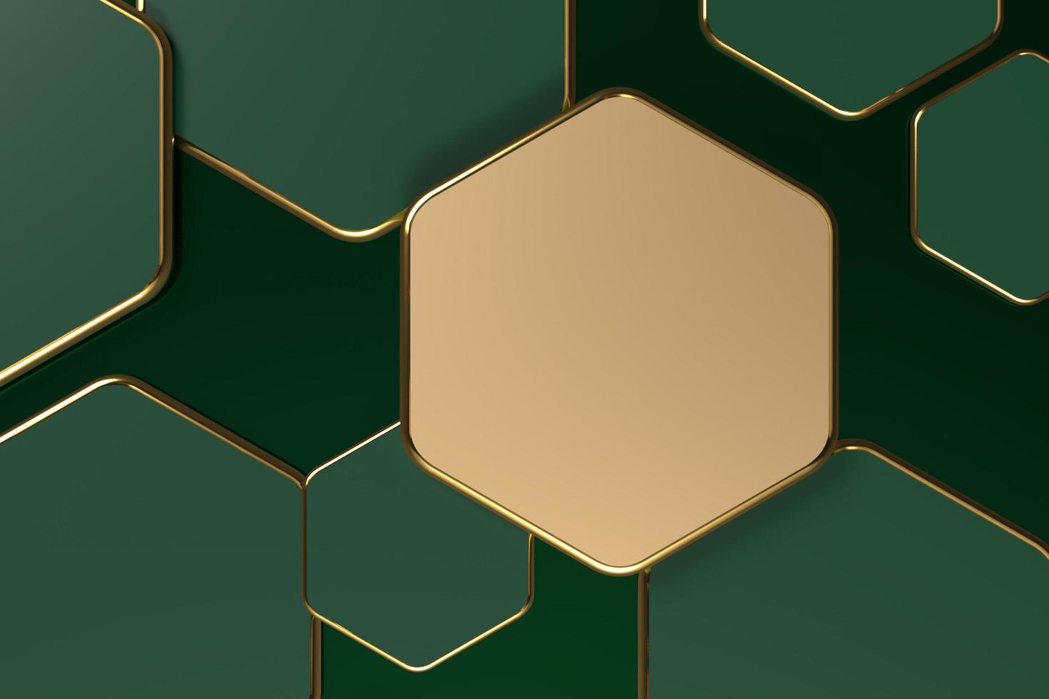 3d wallpaper hexagon gold modern color network tech inovative photo