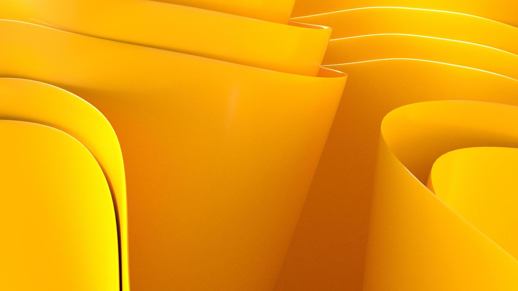 desktop wallpaper yellow gradient 3d wave photo