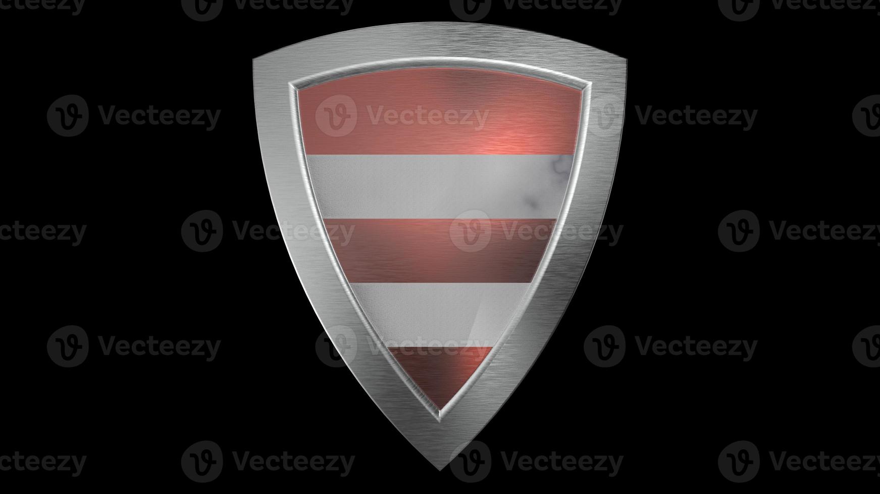 shield red silver medieval 3d illustration render photo