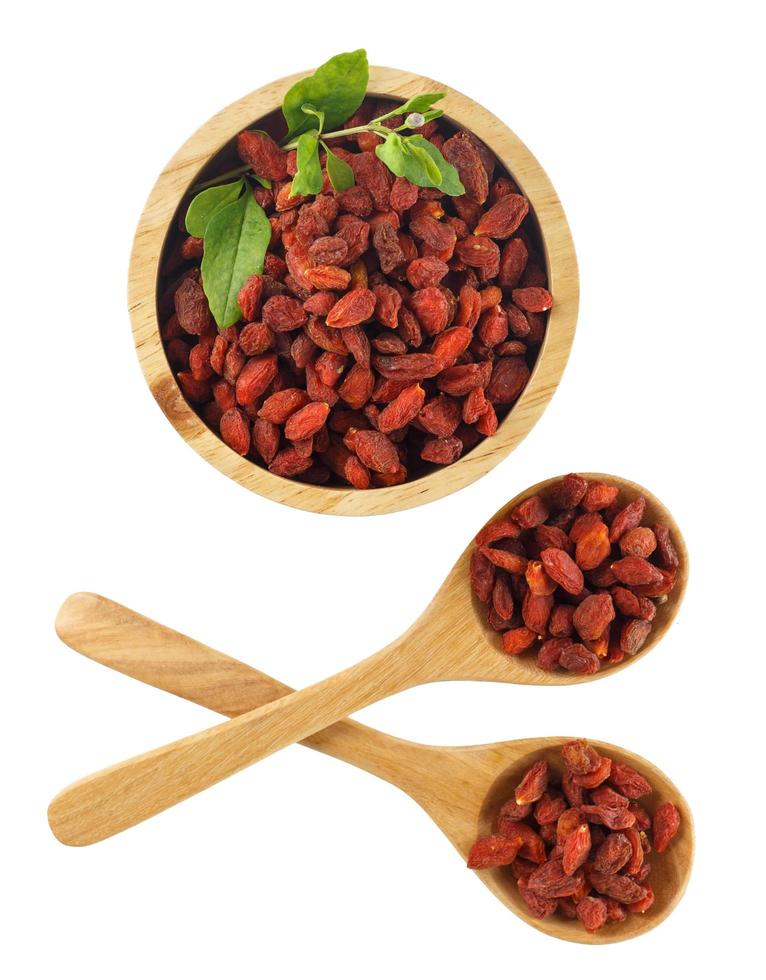 Top view of goji berry photo