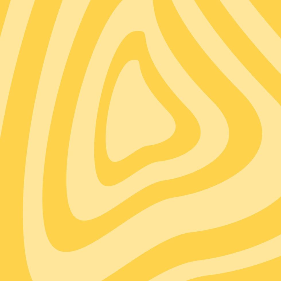 Abstract background with yellow freeform shapes vector