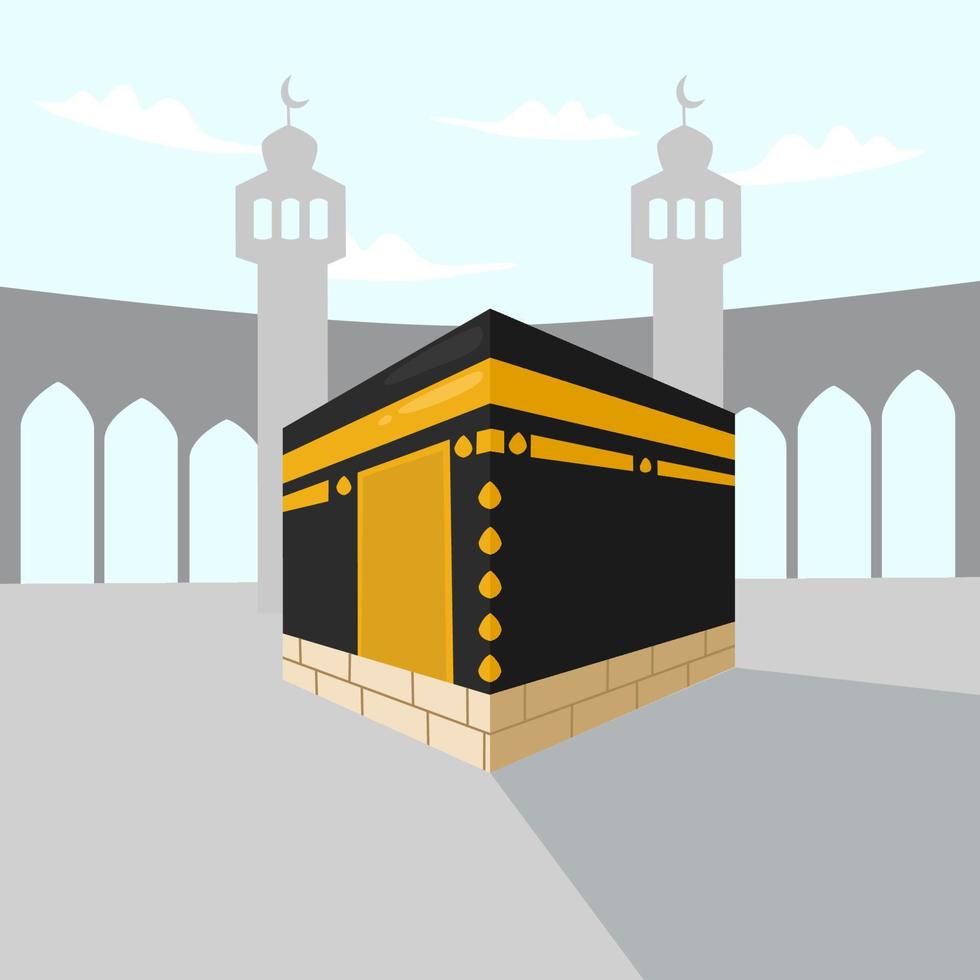 kabah ilustración plana vector