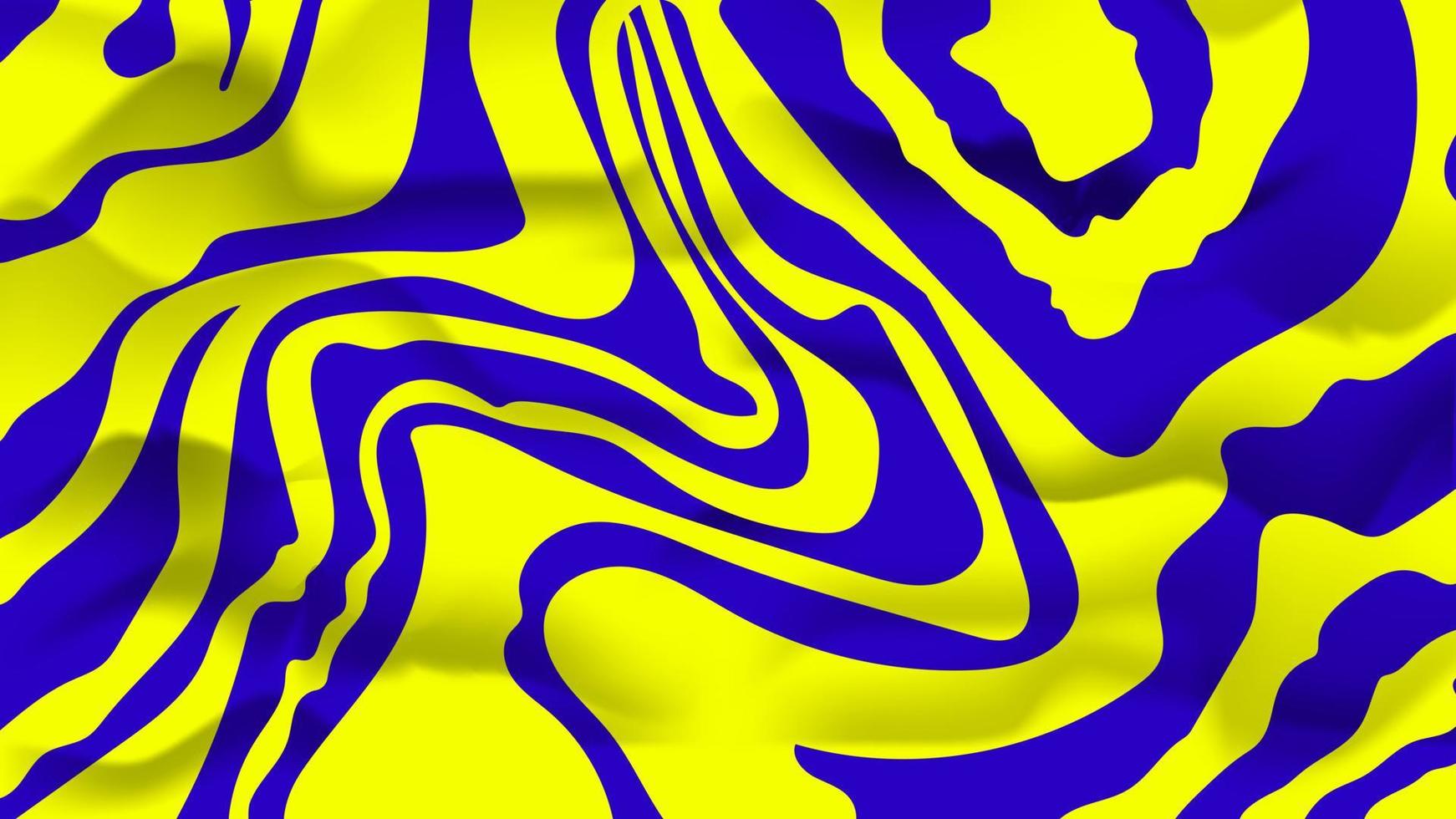 Blue Yellow Background Abstrac Vector
