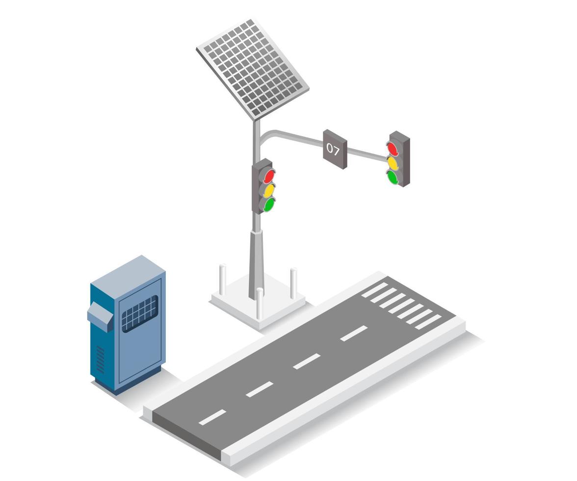 Flat isometric concept illustration. analyst business hourglass vector