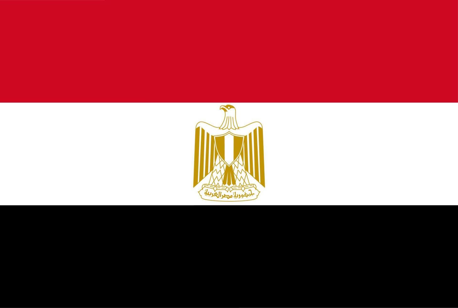 national flag of egypt vector