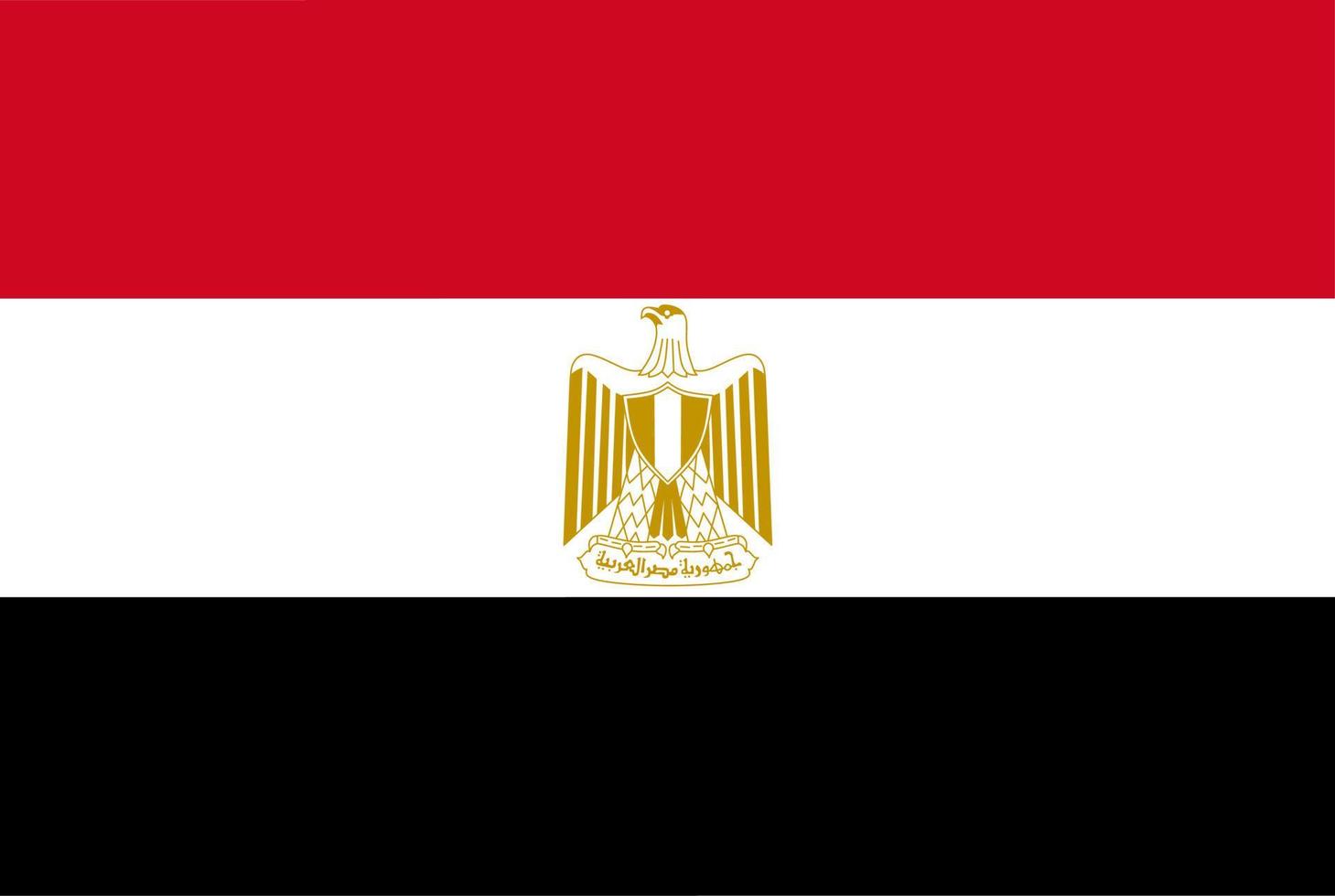 national flag of egypt vector