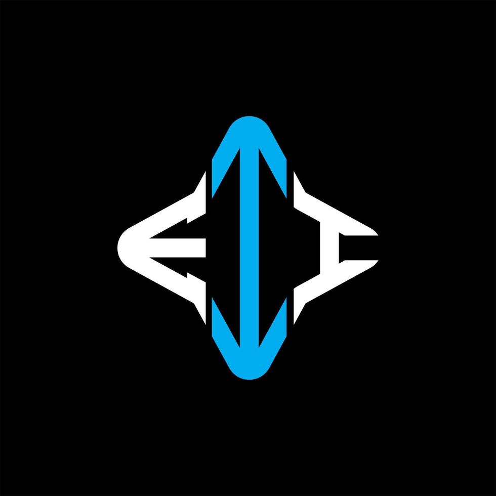 EII letter logo creative design with vector graphic