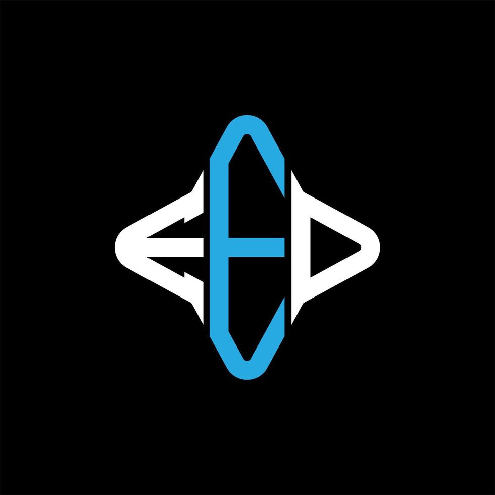 EED letter logo creative design with vector graphic