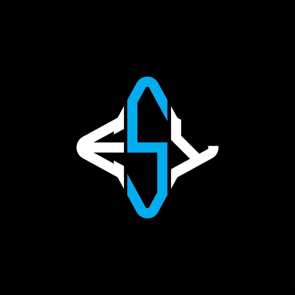 ESY letter logo creative design with vector graphic