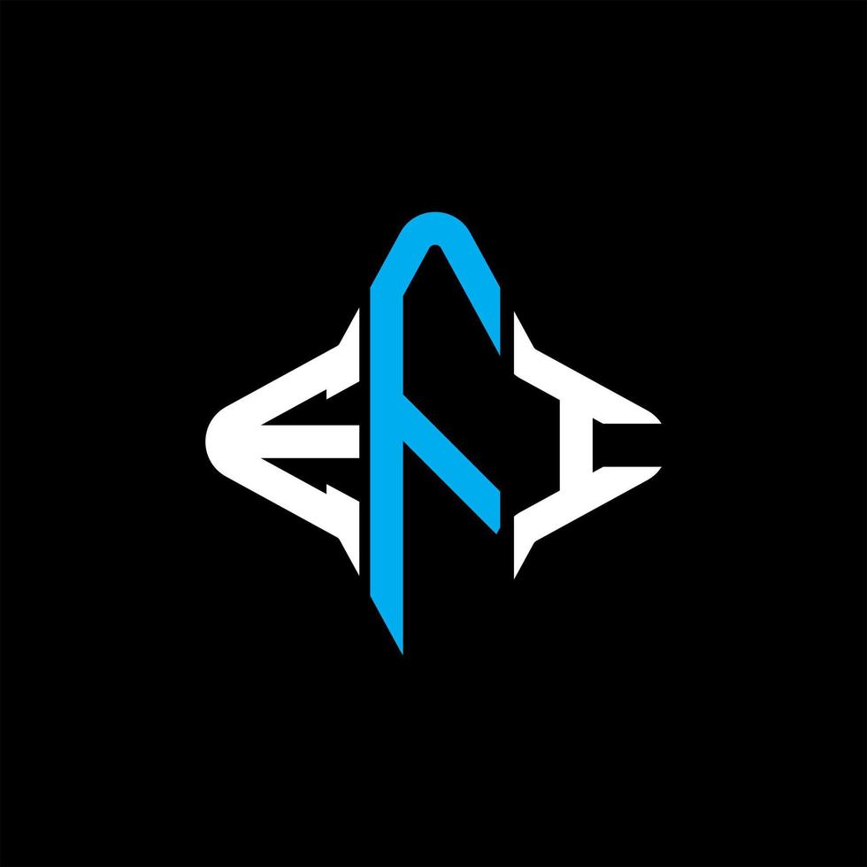 EFI letter logo creative design with vector graphic