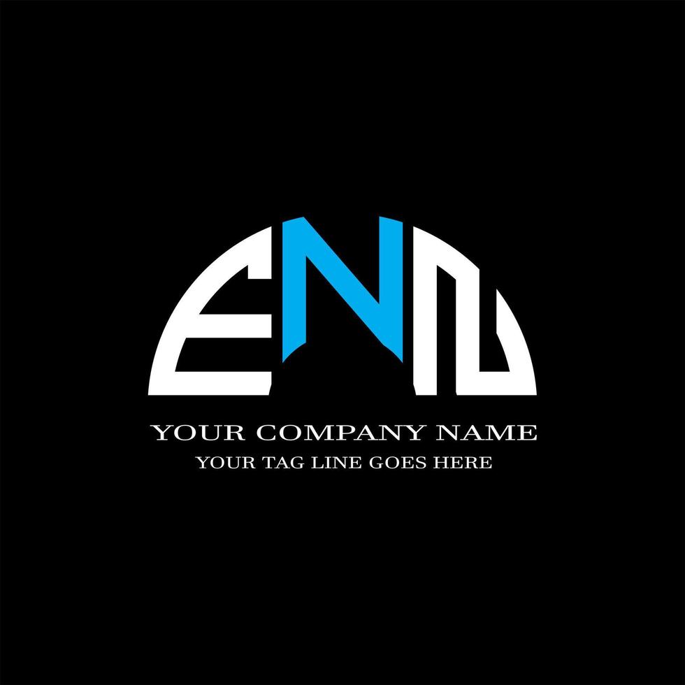 ENN letter logo creative design with vector graphic