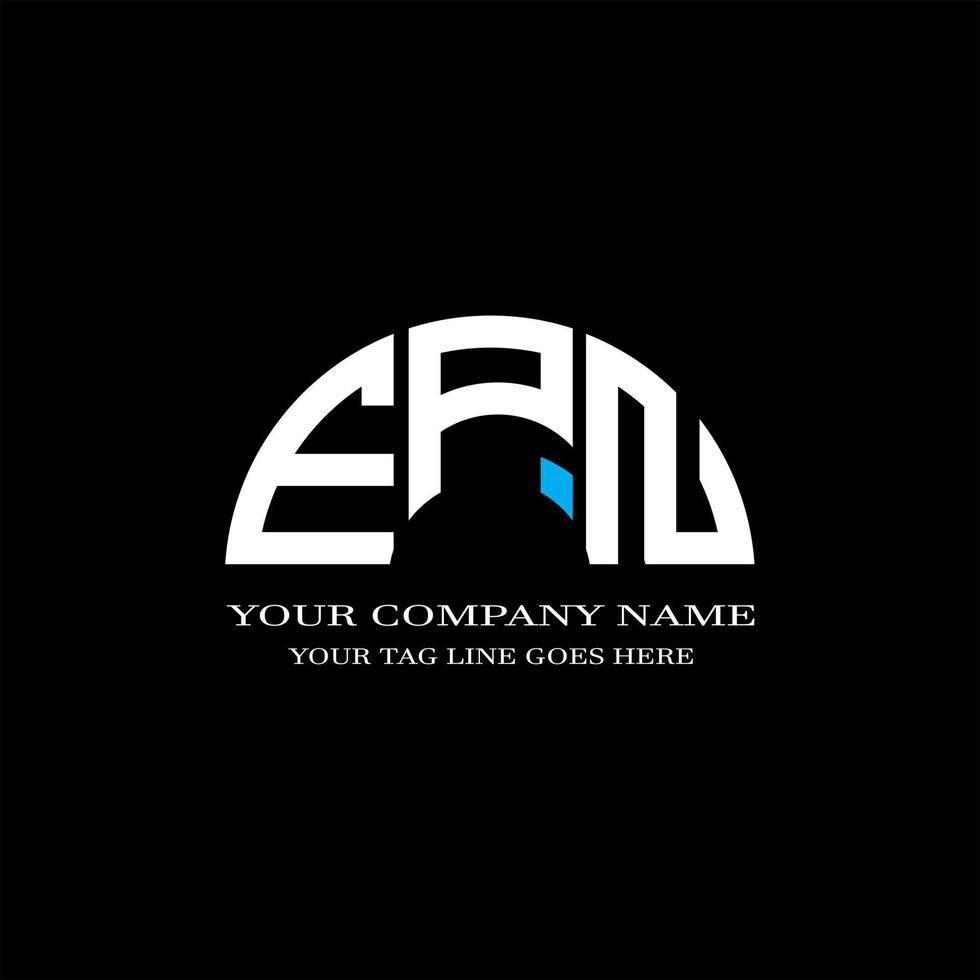 EPN letter logo creative design with vector graphic