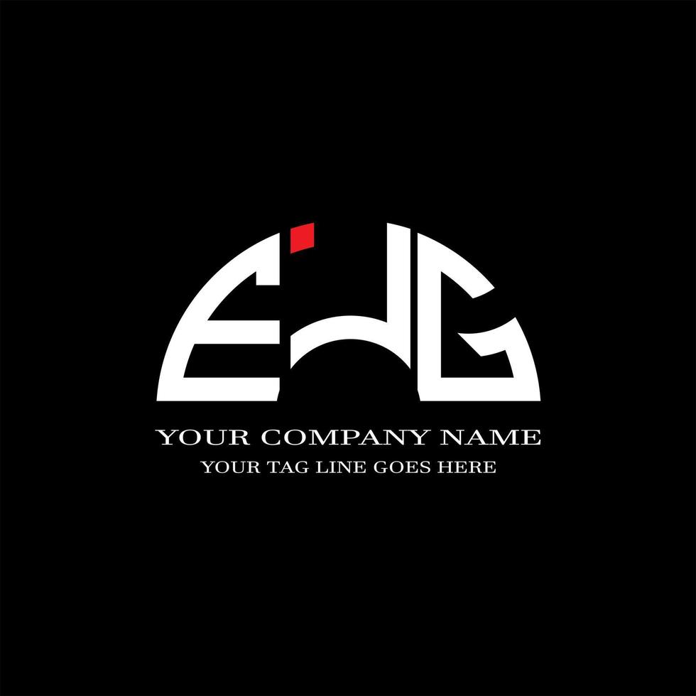 EJG letter logo creative design with vector graphic