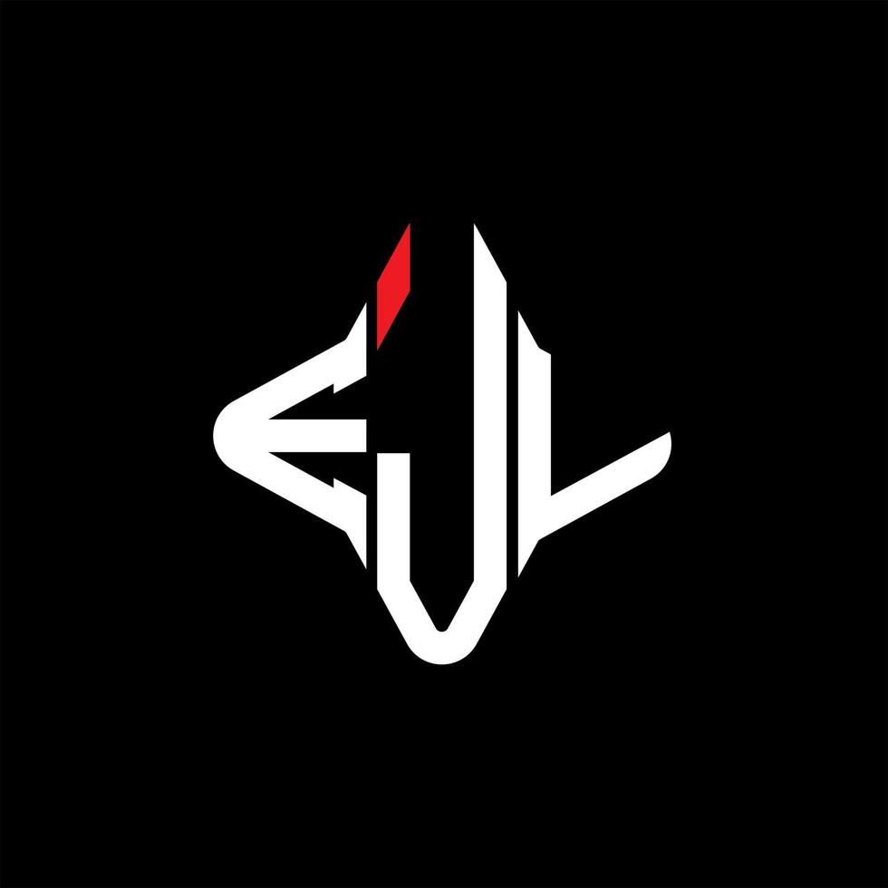 EJV letter logo creative design with vector graphic
