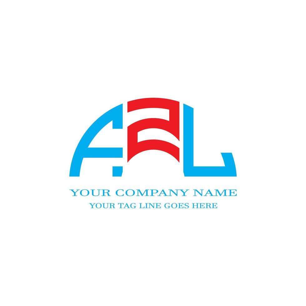 FZL letter logo creative design with vector graphic