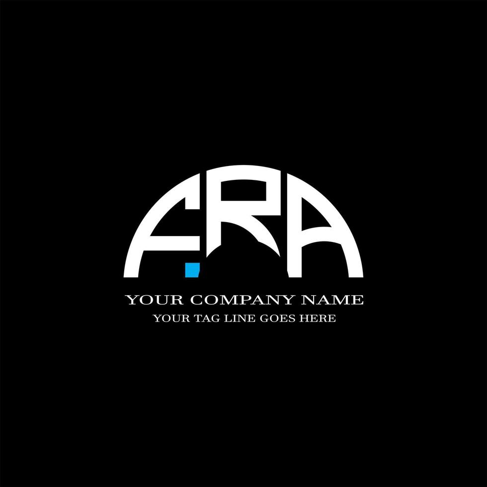 FRA letter logo creative design with vector graphic