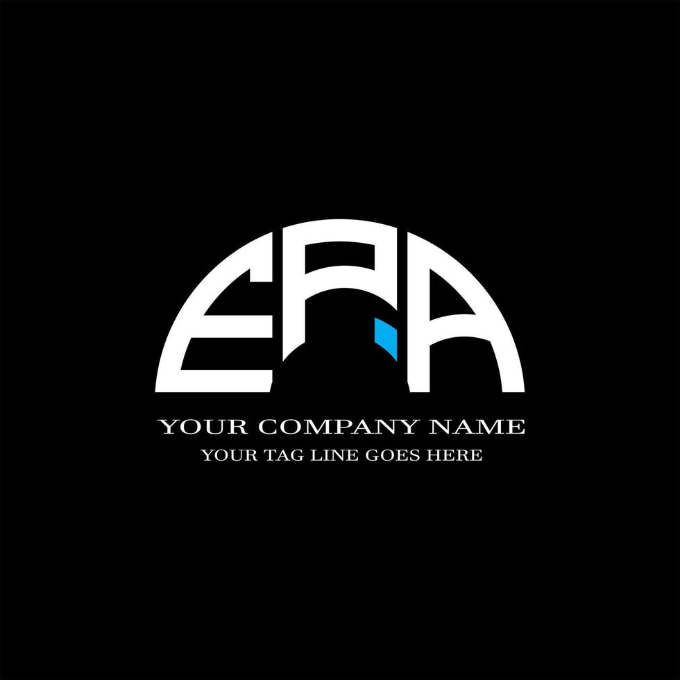 EPA letter logo creative design with vector graphic