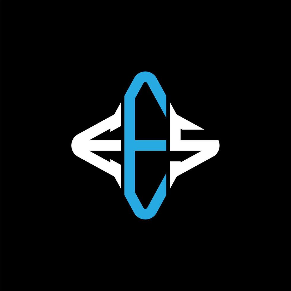 EES letter logo creative design with vector graphic