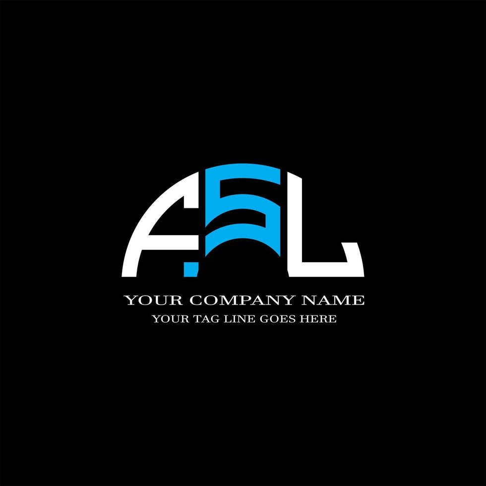 FSL letter logo creative design with vector graphic