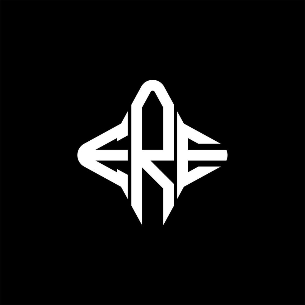 ERE letter logo creative design with vector graphic