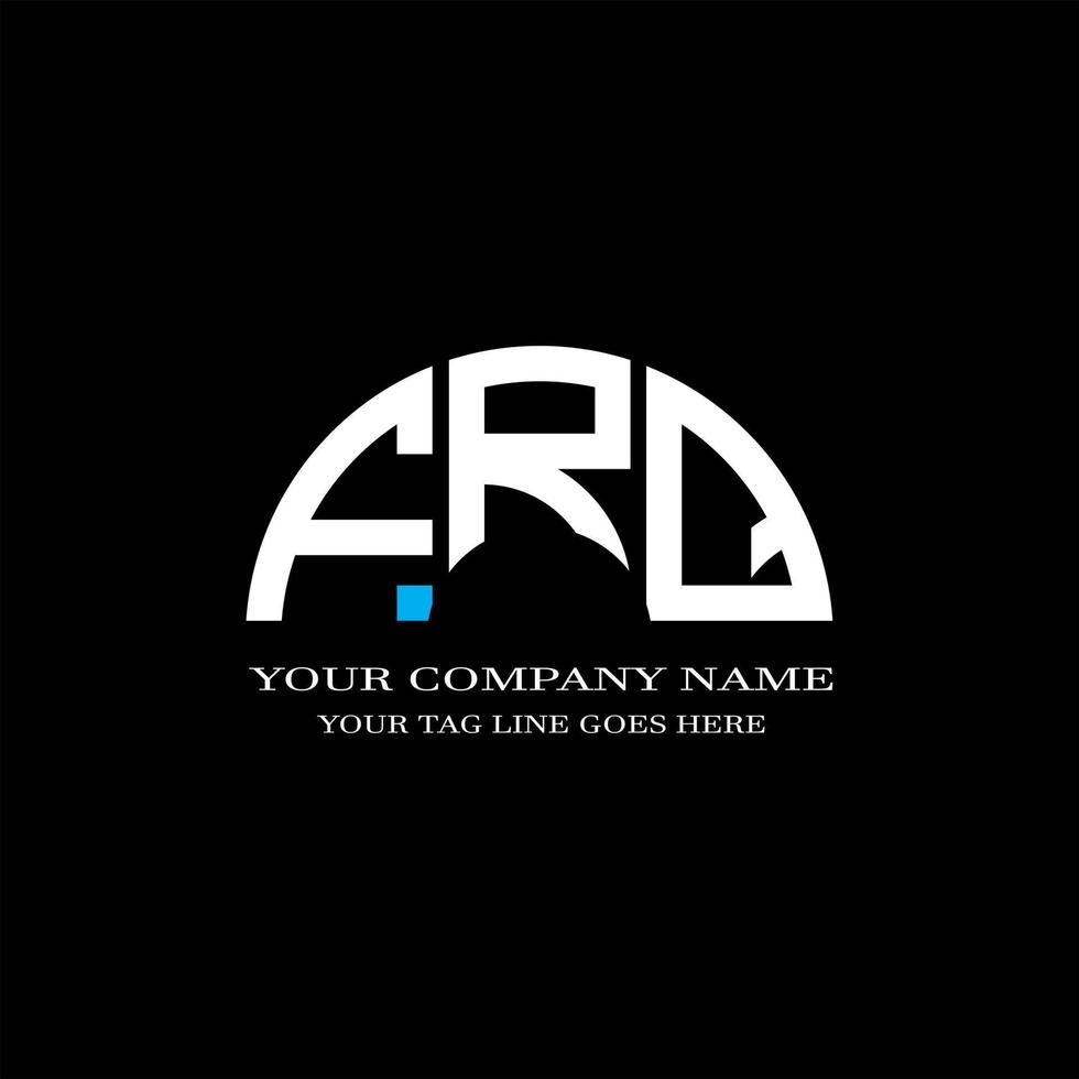 FRQ letter logo creative design with vector graphic