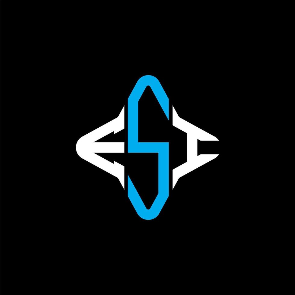 ESI letter logo creative design with vector graphic