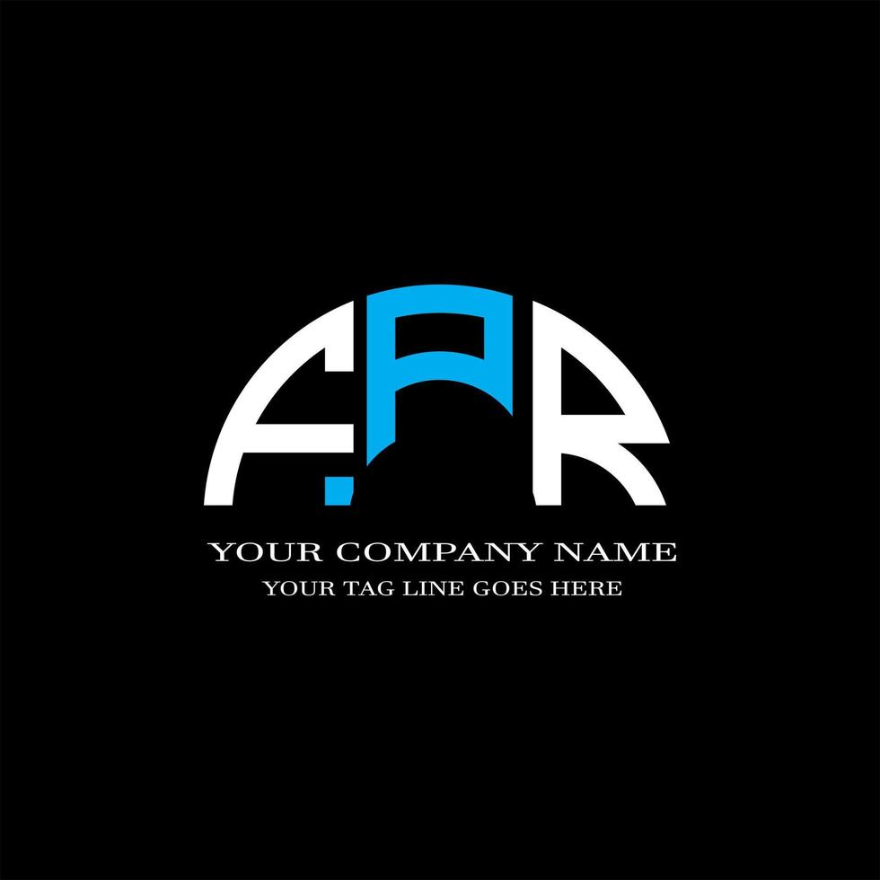 FPR letter logo creative design with vector graphic