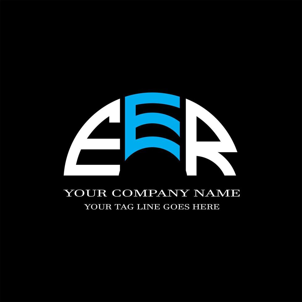 EER letter logo creative design with vector graphic
