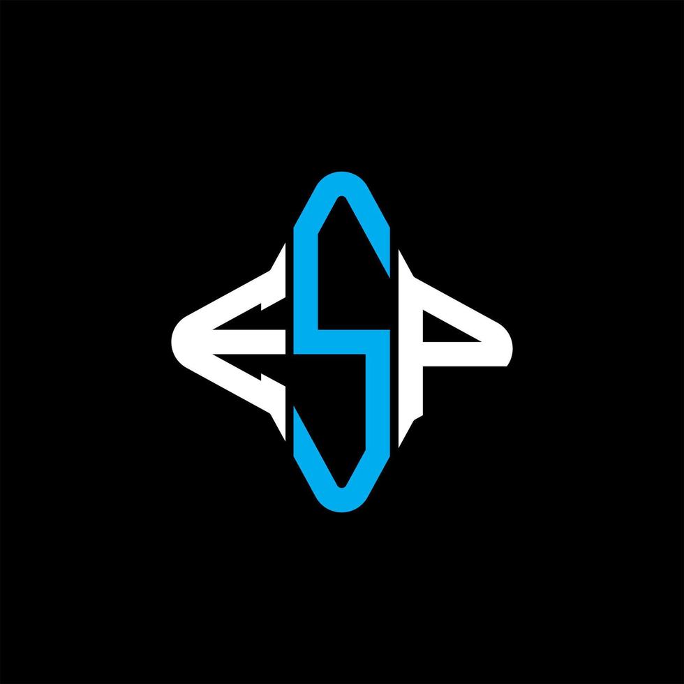 ESP letter logo creative design with vector graphic