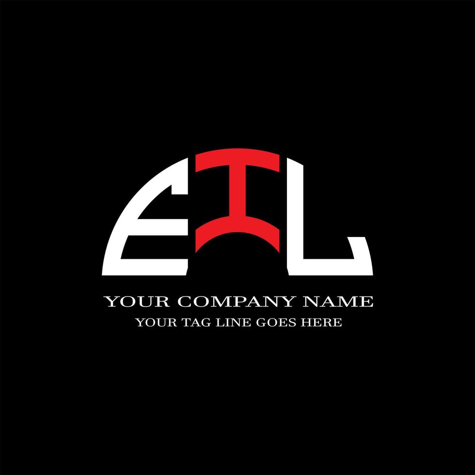 EIL letter logo creative design with vector graphic