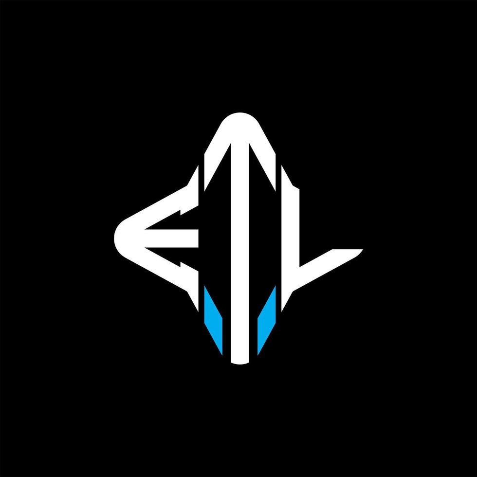 ETL letter logo creative design with vector graphic