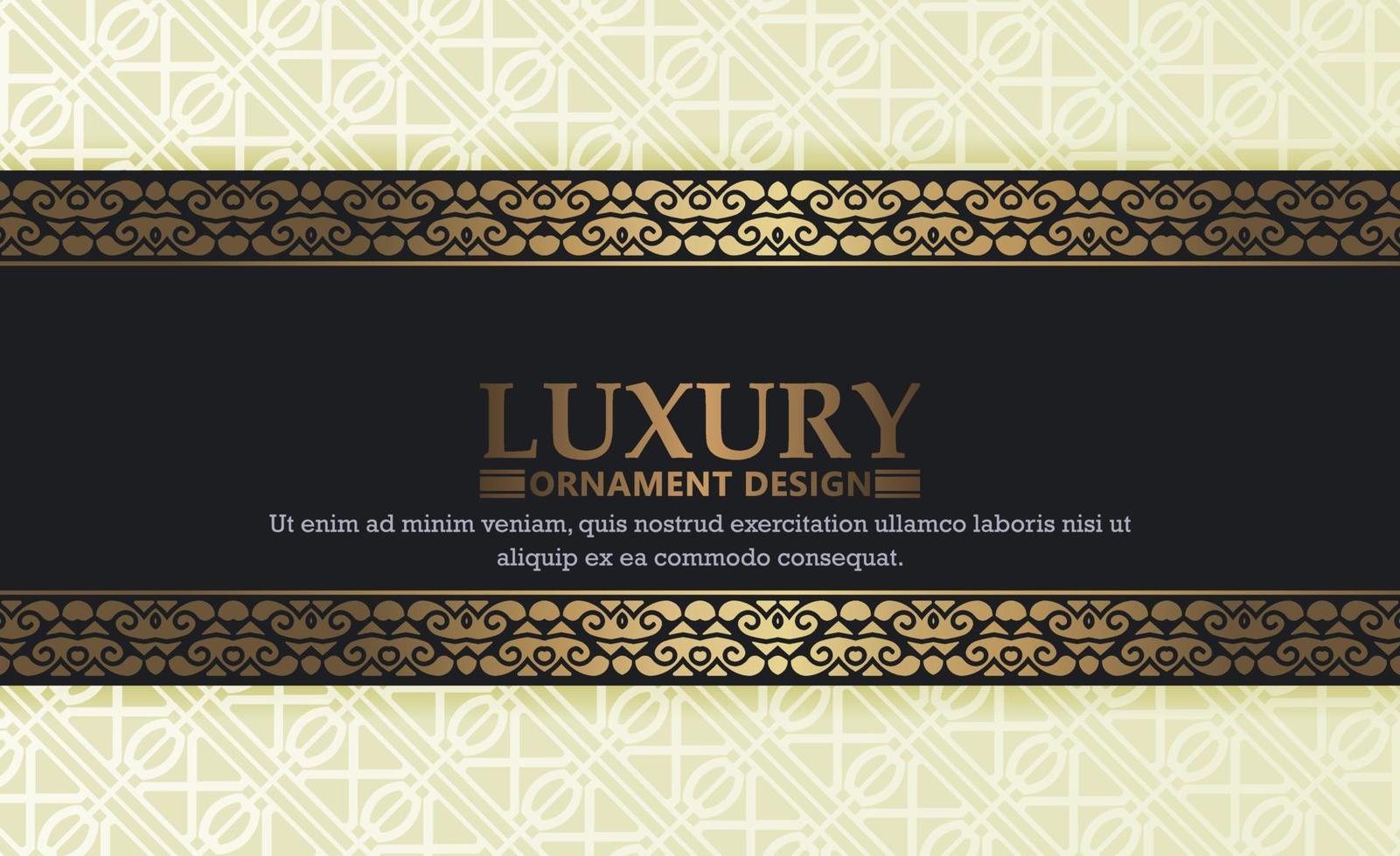 Elegant pattern style dark background vector