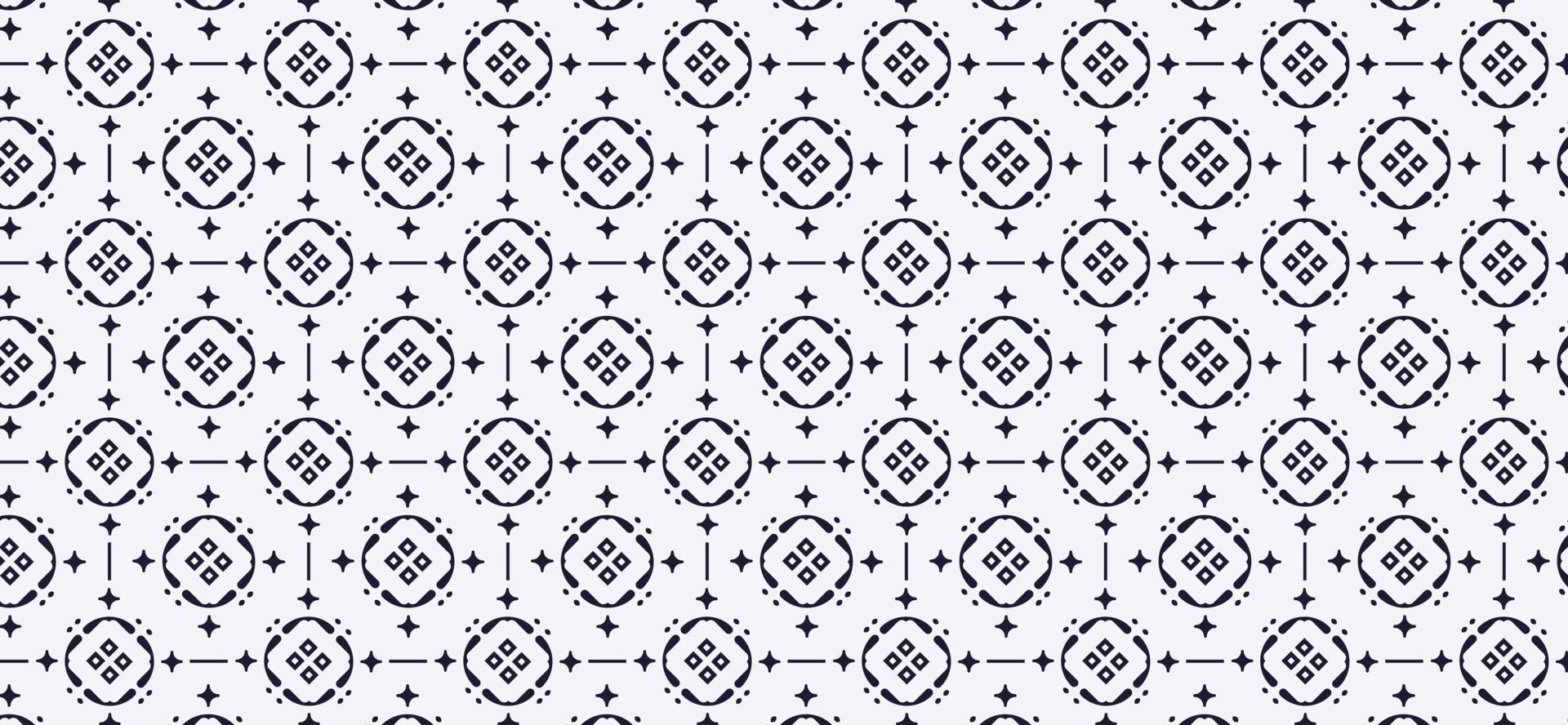 flat ornament line pattern design vector